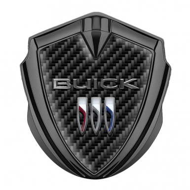 Buick Tuning Emblem Self Adhesive Graphite Carbon Base Clean Logo