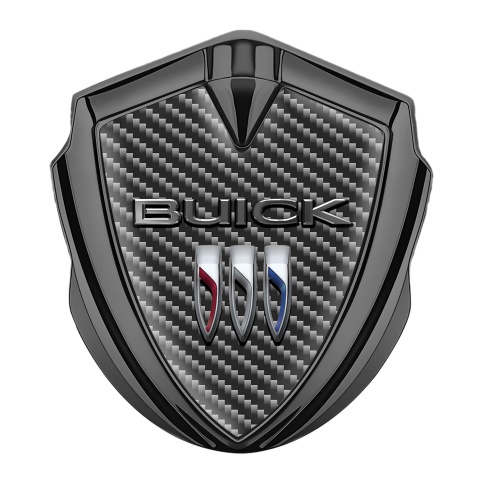 Buick Trunk Metal Emblem Graphite Dark Carbon Base Clean Edition
