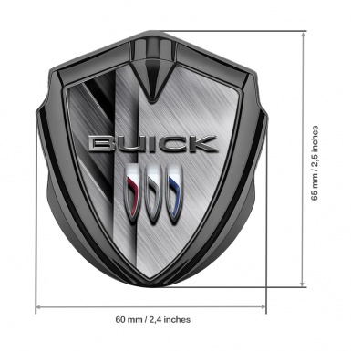 Buick Fender Emblem Badge Graphite Crossed Metallic Plates Edition 