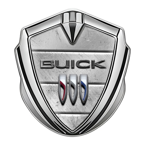 Buick Self Adhesive Bodyside Emblem Silver Stone Plates Edition