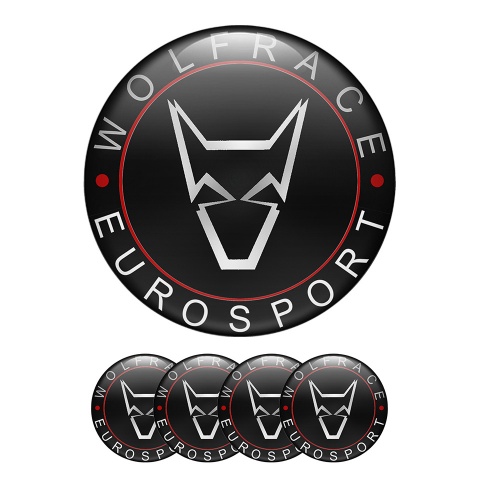 Wolfrace Silicone Stickers Center Hub Eurosport