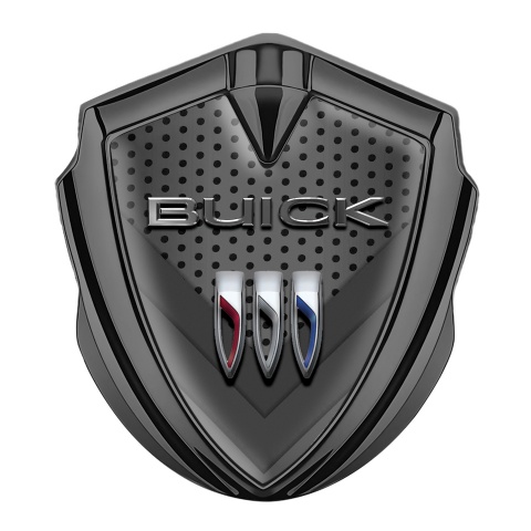 Buick Fender Emblem Badge Graphite Light Mesh V Shape Edition