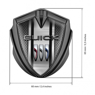 Buick Fender Metal Emblem Graphite Metal Grille Sport Stripe Design