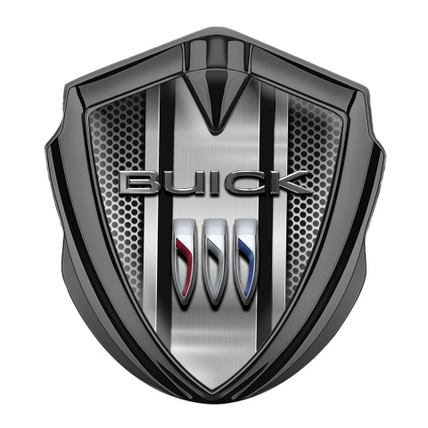 Buick Fender Metal Emblem Graphite Metal Grille Sport Stripe Design