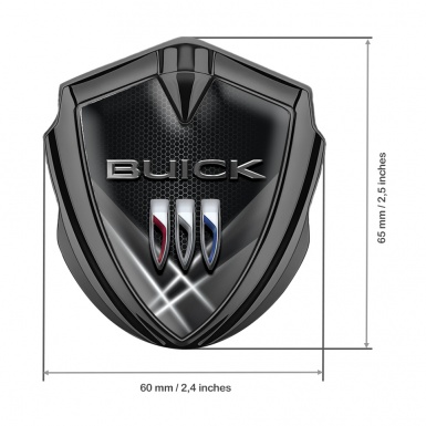 Buick Self Adhesive Bodyside Emblem Graphite Outer Glow Effect