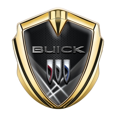 Buick Self Adhesive Bodyside Emblem Gold Outer Glow Effect