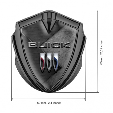 Buick Self Adhesive Bodyside Emblem Graphite Stylish Plates Design