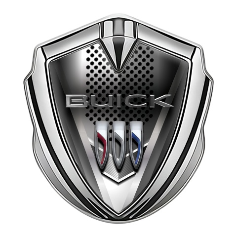 Buick Trunk Emblem Silver Metallic Plate Chromed Logo Effect