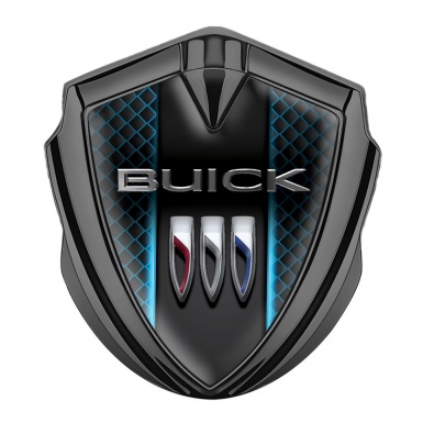 Buick Bodyside Badge Self Adhesive Graphite Blue Grille Glow Effect
