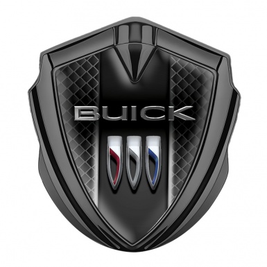 Buick Fender Emblem Badge Graphite Dark Grille Glow Effect