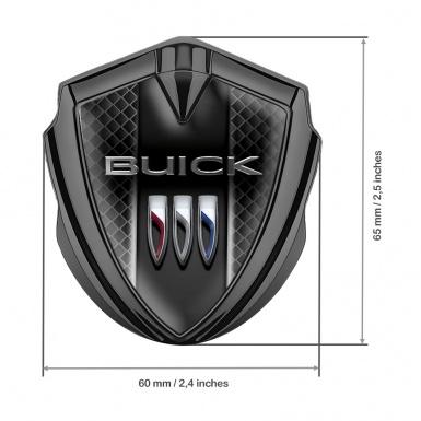 Buick Fender Emblem Badge Graphite Dark Grille Glow Effect