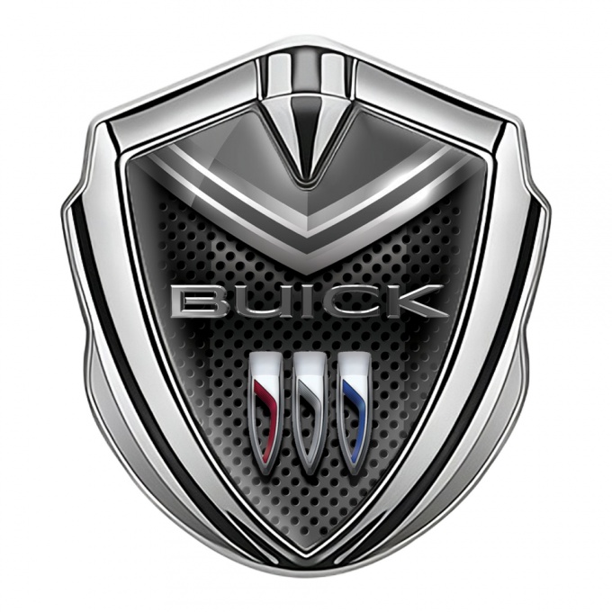 Buick Trunk Emblem Badge Silver Dark Grille Grey Cap Elements