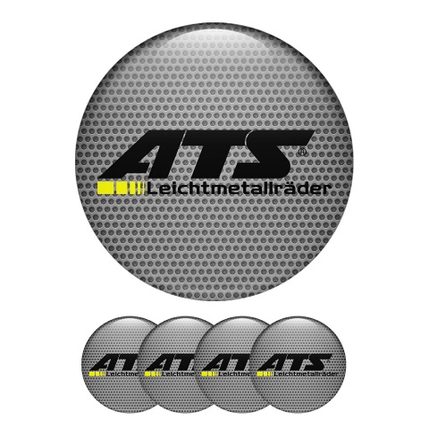 ATS Center Hub Dome Stickers Carbon Style
