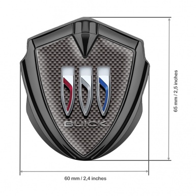 Buick Bodyside Emblem Graphite Brown Carbon Template Big Logo