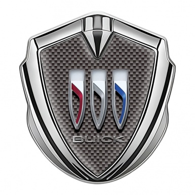 Buick Bodyside Emblem Silver Brown Carbon Template Big Logo