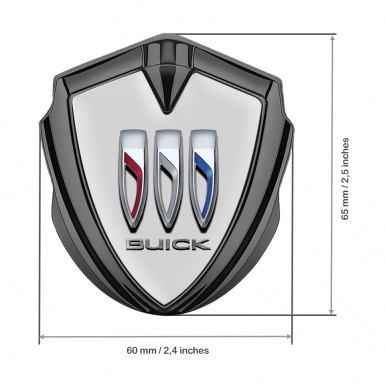 Buick Self Adhesive Bodyside Emblem Graphite Grey Motive Big Logo 