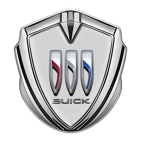 Buick Self Adhesive Bodyside Emblem Silver Grey Motive Big Logo