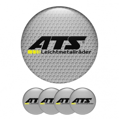 ATS Wheel Center Caps Emblem Gray Color