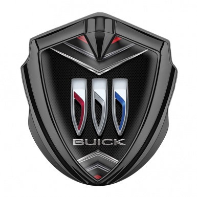 Buick Fender Emblem Badge Graphite Dark Grille Chrome Effect Edition