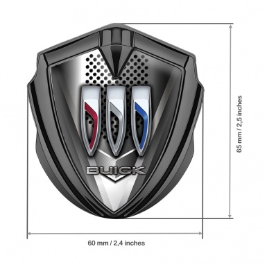 Buick  Trunk Emblem Badge Graphite Grinder Style Blade Effect Design