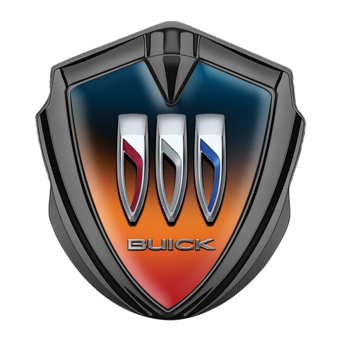 Buick Tuning Emblem Self Adhesive Graphite Colorful Base Color Logo
