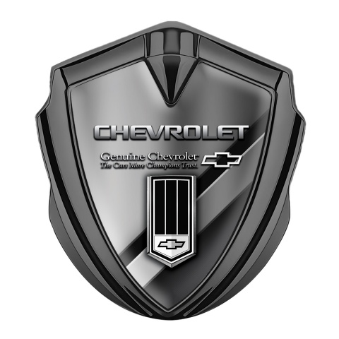 Chevrolet Metal Emblem Self Adhesive Graphite Slabs Genuine Edition