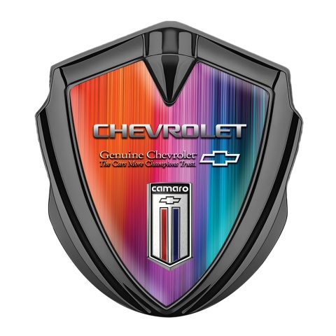 Chevrolet Camaro Trunk Emblem Badge Graphite Aurora Style Color Logo