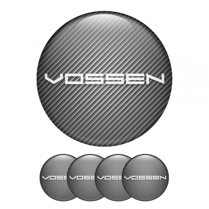 Vossen Sticker Wheel Center Hub Cap Unique Model In Carbon Printing