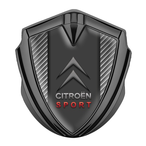 Citroen Abzeichen selbstklebend Graphit Tonfarbe Carbon Hintergrund Sport Logo Stil 