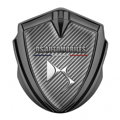 Citroen DS Bodyside Metal Emblem Graphite Carbon Template French Flag