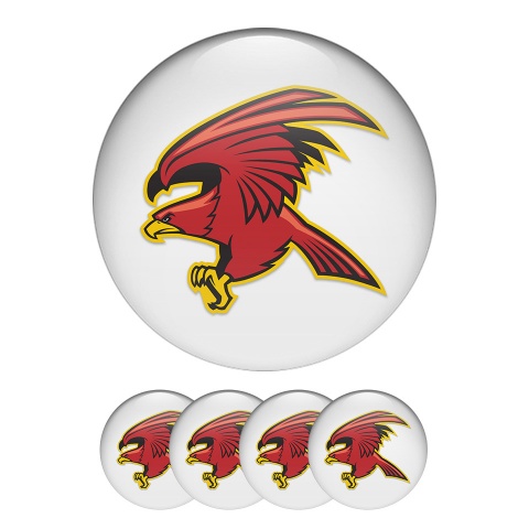 Animals Silicone Stickers Center Hub Eagle In An Offensive Stance