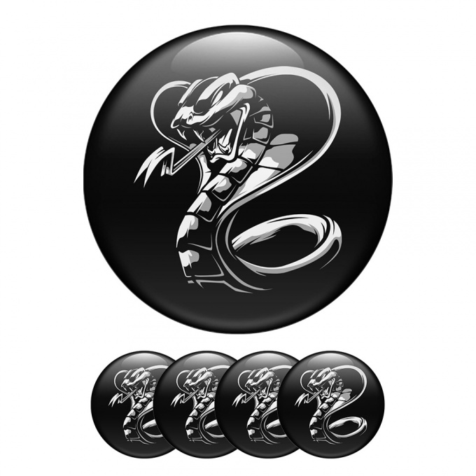 Animals Sticker Wheel Center Hub Cap Aggressive Cobra 