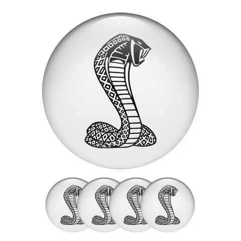Animals Wheel Center Caps Emblem Shelby Logo Snake Print