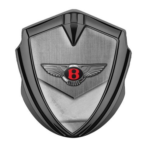 Bentley Trunk Metal Emblem Badge Graphite Cross Plates Chrome Edition
