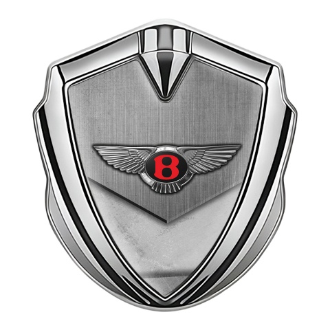 Bentley Trunk Metal Emblem Badge Silver Cross Plates Chrome Edition