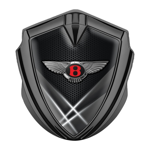 Bentley Self Adhesive Bodyside Emblem Graphite Hex Light Beams Design