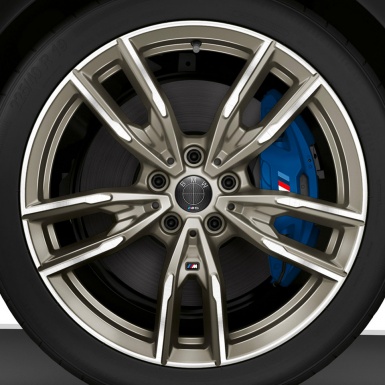 BMW M5 Domed Sticker Wheel Center Cap Carbon Edition