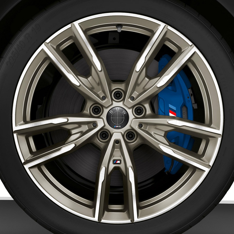 BMW M5 Domed Sticker Wheel Center Cap Carbon Edition | Wheel Emblems ...