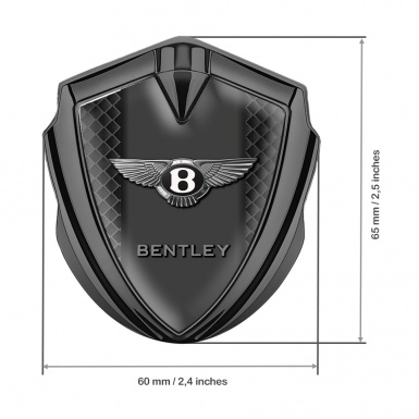 Bentley Self Adhesive Bodyside Emblem Graphite Grey Fence Effect Edition