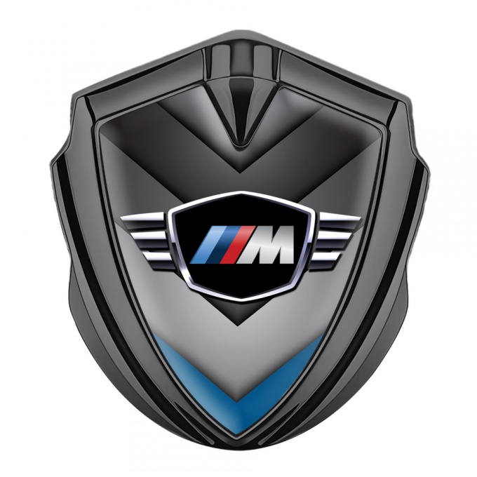 BMW Bodyside Badge Self Adhesive Graphite V Shaped Element