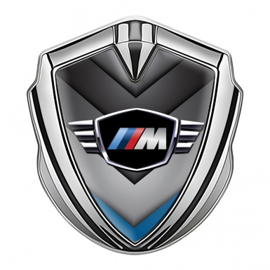 BMW Bodyside Badge Self Adhesive Silver V Shaped Element