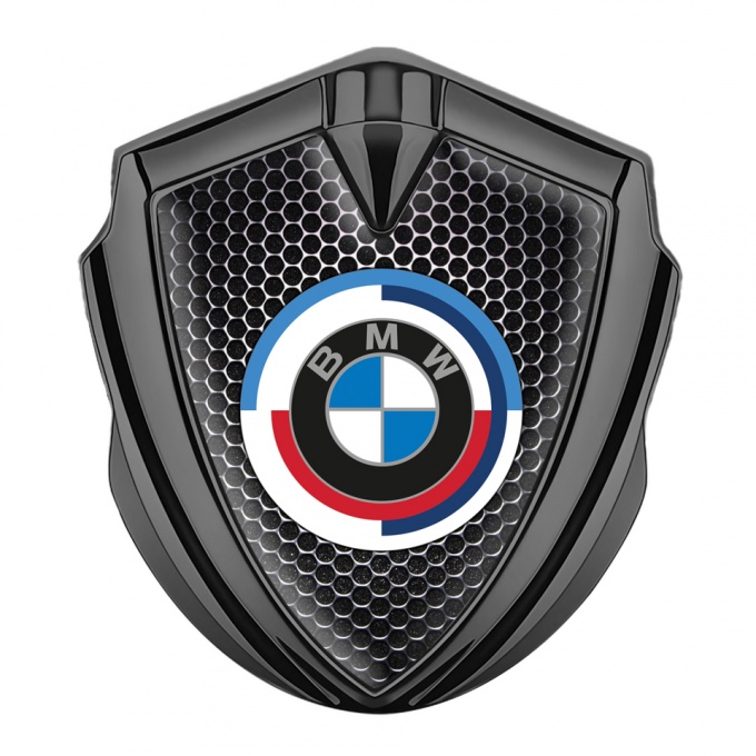 BMW Self Adhesive Bodyside Emblem Graphite Dark Grate Color Logo Edition