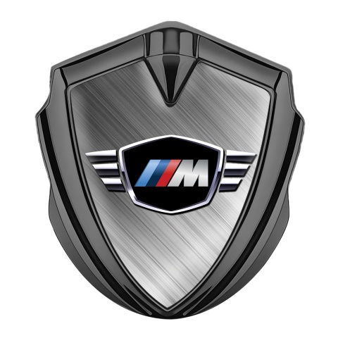 BMW M Power Emblem Aufkleber Autozubehor Graphit Tonfarbe Mit Graphit Basis 