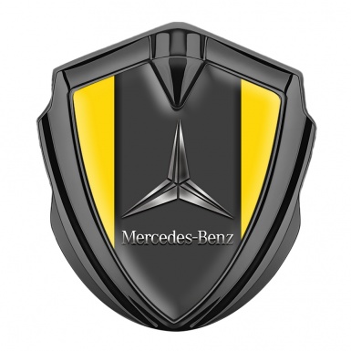 Mercedes Benz Self Adhesive Bodyside Emblem Graphite Yellow Base Design