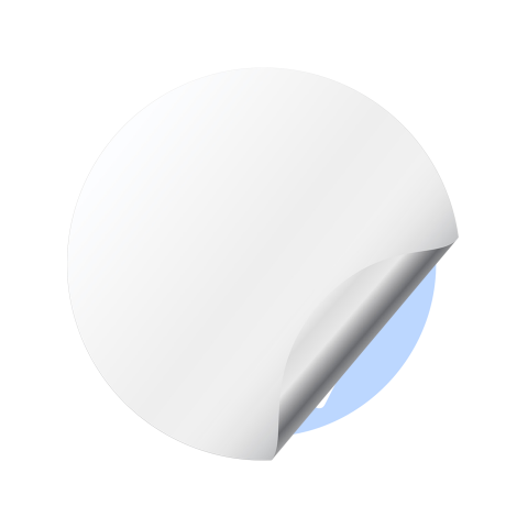 VW Wheel Center Caps Emblem 3D Blue White New Style Logo