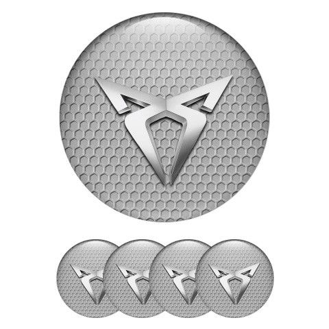 Seat Cupra Wheel Emblems Honey Comb Design
