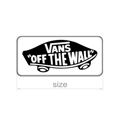 Vans Silicone Stickers Skate Edition White 2 pcs