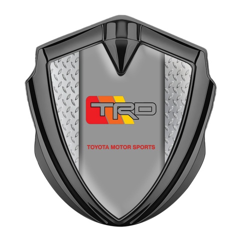 Toyota TRD Emblem Aufkleber Autozubehor Graphit Tonfarbe mit Trittrahmen Effekt und Sport logo