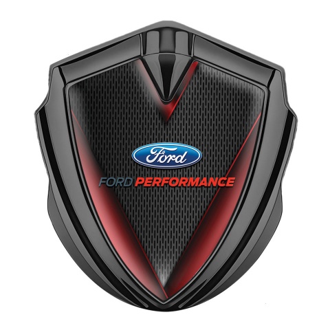 Ford Performance Emblem Aufkleber Autozubehor Graphit Tonfarbe mit Dunkel Nets Und Rote Elements