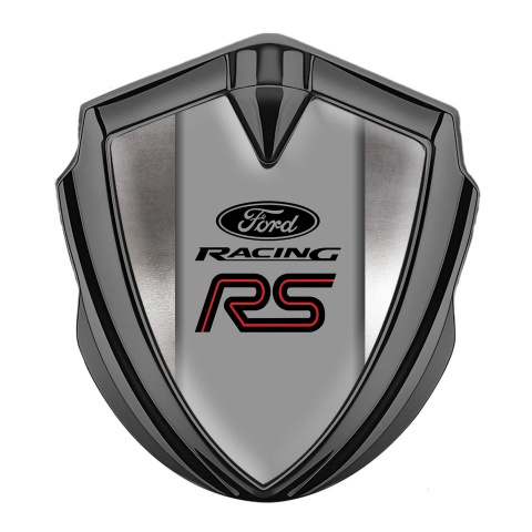 Ford RS Emblem Aufkleber Autozubehor Graphit Tonfarbe mit Blech Basis Stil und Racing Logo